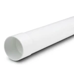 مواسير UPVC كلاس 5 مقاس 75 مم سمك 6.4 مم لون أبيض
