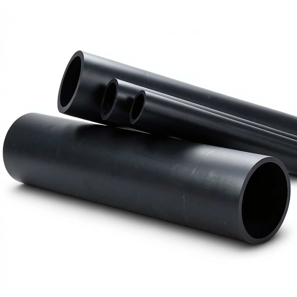 أنابيب HDPE ضغط 6.3 بار PE 100 قطر خارجي 1000 مم SDR 26 لون أسود