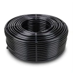 لفة بلاستيك HDPE ضغط 16 بار PE 100، قطر خارجي 50 ملم SDR 33، لون أسود