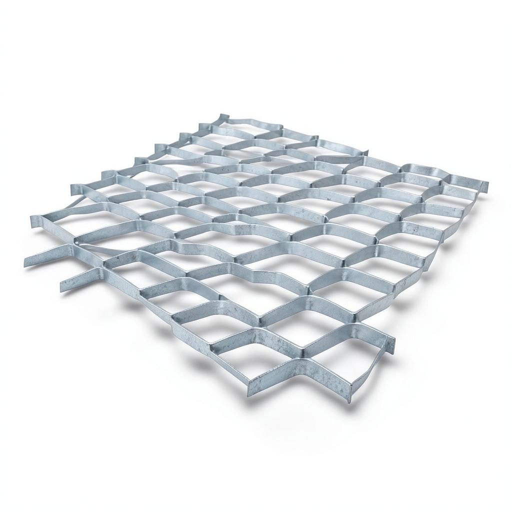 Galvanized Steel Expanded Metal Mesh Thickness 2.3 mm Width 1.22 m Length 4 m