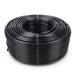 لفة أنابيب HDPE ضغط 16 بار PE 100، قطر خارجي 63 مم، سماكة 5.8 مم، لون أسود