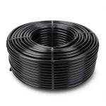 لفة أنابيب HDPE ضغط 16 بار PE 100، قطر خارجي 20 مم، سمك 1.9 مم، أسود