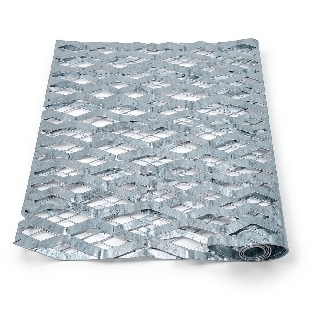 Galvanized Steel Expanded Metal Mesh Thickness 2.3 mm Width 1.22 m Length 7 m