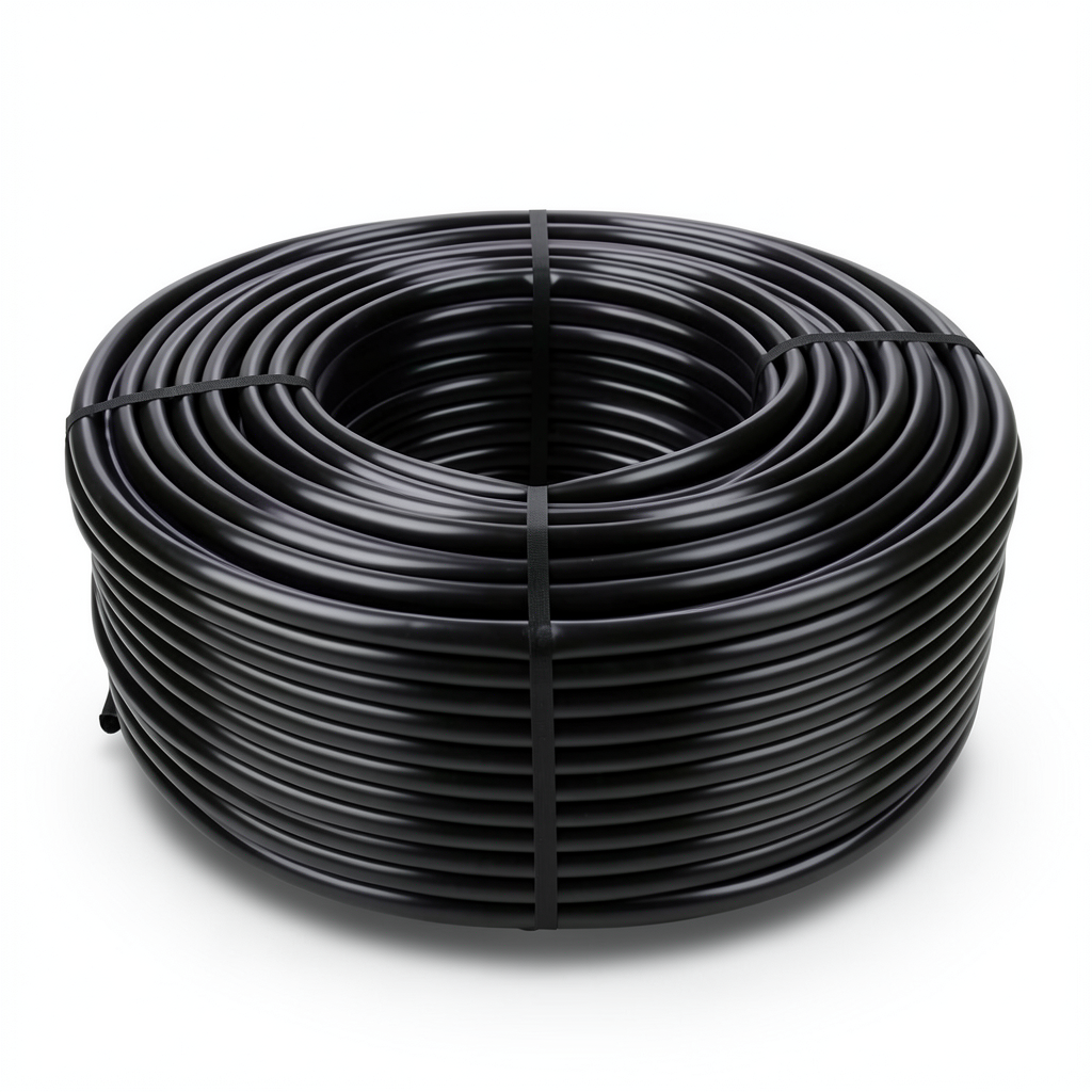 لفة أنابيب HDPE ضغط 20 بار PE 100 قطر 40 mm SDR 9 أسود