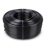 لفة أنابيب بلاستيك HDPE ضغط 20 بار PE 100، قطر خارجي 50 مم، سماكة 5.6 مم، أسود