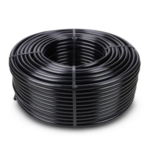 لفة أنابيب بلاستيك HDPE ضغط 20 بار PE 100، قطر خارجي 50 مم، سماكة 5.6 مم، أسود