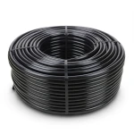 لفة أنابيب HDPE ضغط 20 بار PE 100 قطر خارجي 63 مم SDR 9 أسود