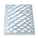Galvanized Steel Expanded Metal Mesh Thickness 2.7 mm Width 1.22 M Length 1 M