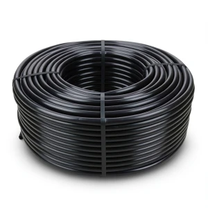 HDPE Plastic Coil Pipe 20 Bar Pressure PE 100, 90 mm OD, SDR 9, Black