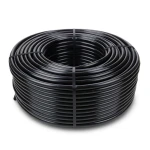 High Density Polyethylene Coil Pipe Pressure 16 Bar PE 100 32 mm SDR 33 Black