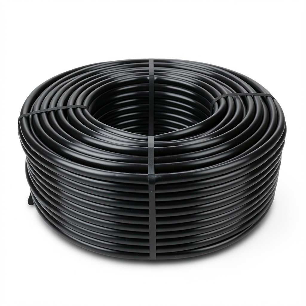 HDPE Coil Pipe Pressure 16 Bar PE 100, 63 mm OD, 5.8 mm Thickness, Black