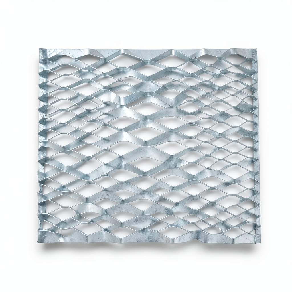 Galvanized Steel Expanded Metal Mesh Thickness 2.7 mm Width 1.22 m Length 4 m