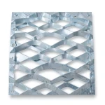 Galvanized Steel Expanded Metal Mesh Thickness 2.7 mm Width 1.22 M Length 3 meter