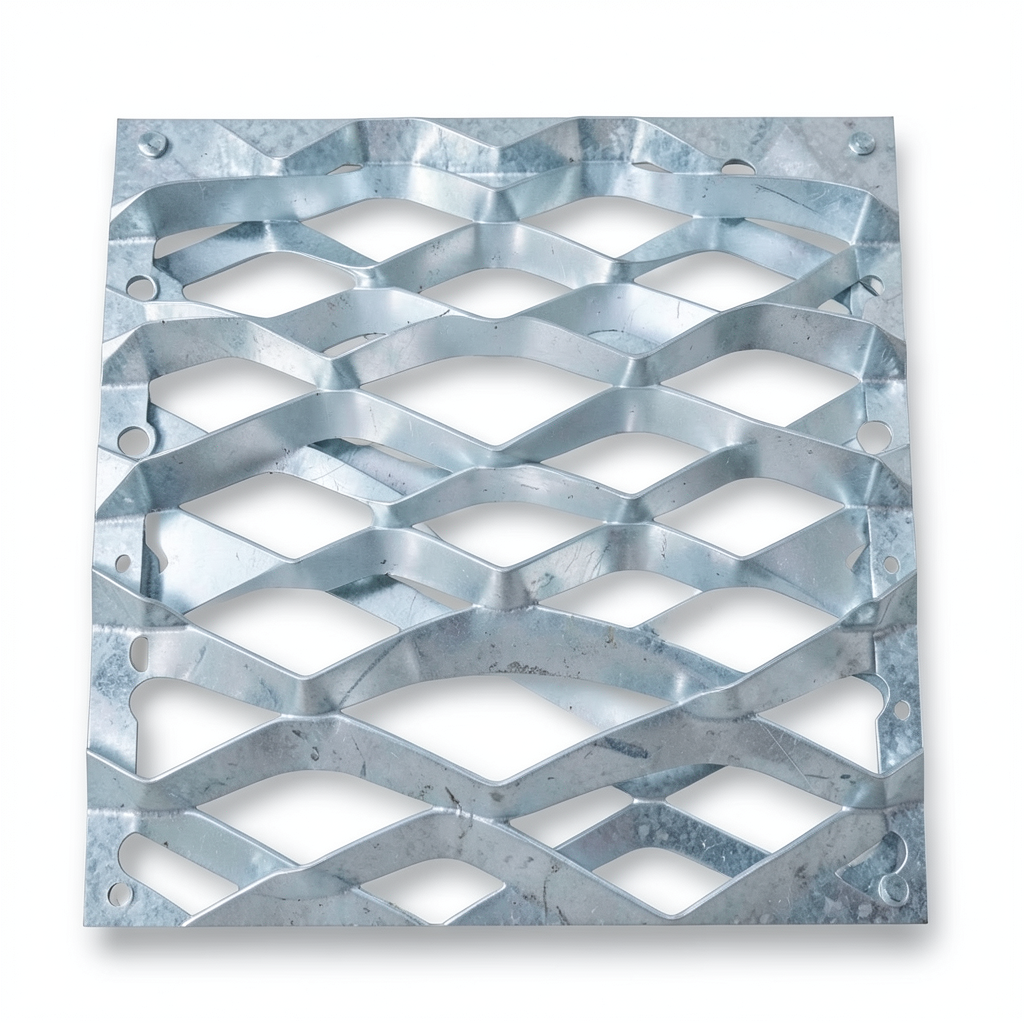 Galvanized Steel Expanded Metal Mesh Thickness 2.7 mm Width 1.22 M Length 3 meter