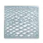 Galvanized Steel Expanded Metal Mesh Thickness 2.7 mm Width 1.22 m Length 6 m