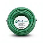 سلك كهرباء مفرد نحاس شعر معزول PVC، مقاس 25 ملم، 450/750 فولت، لون أخضر | مجموعة كابلات الرياض