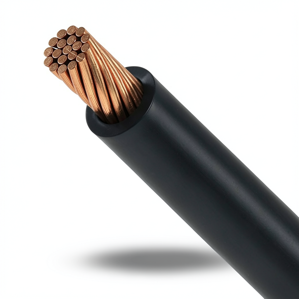 6mm Stranded Copper Wire 450/750 volts PVC Insulation Black