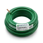 سلك مفرد نحاس شعر عزل PVC، مقاس 70 sq mm، 450/750 فولت، لون أخضر | مجموعة كابلات الرياض