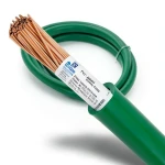 لفة سلك نحاس مفرد عازل PVC، مقاس 35 مم2، جهد 450/750 فولت، لون أخضر | مجموعة كابلات الرياض