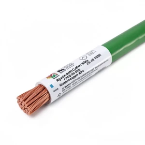 سلك مجدول نحاس 50 ملي 450/750 فولت عزل PVC لون اخضر | مجموعة كابلات الرياض