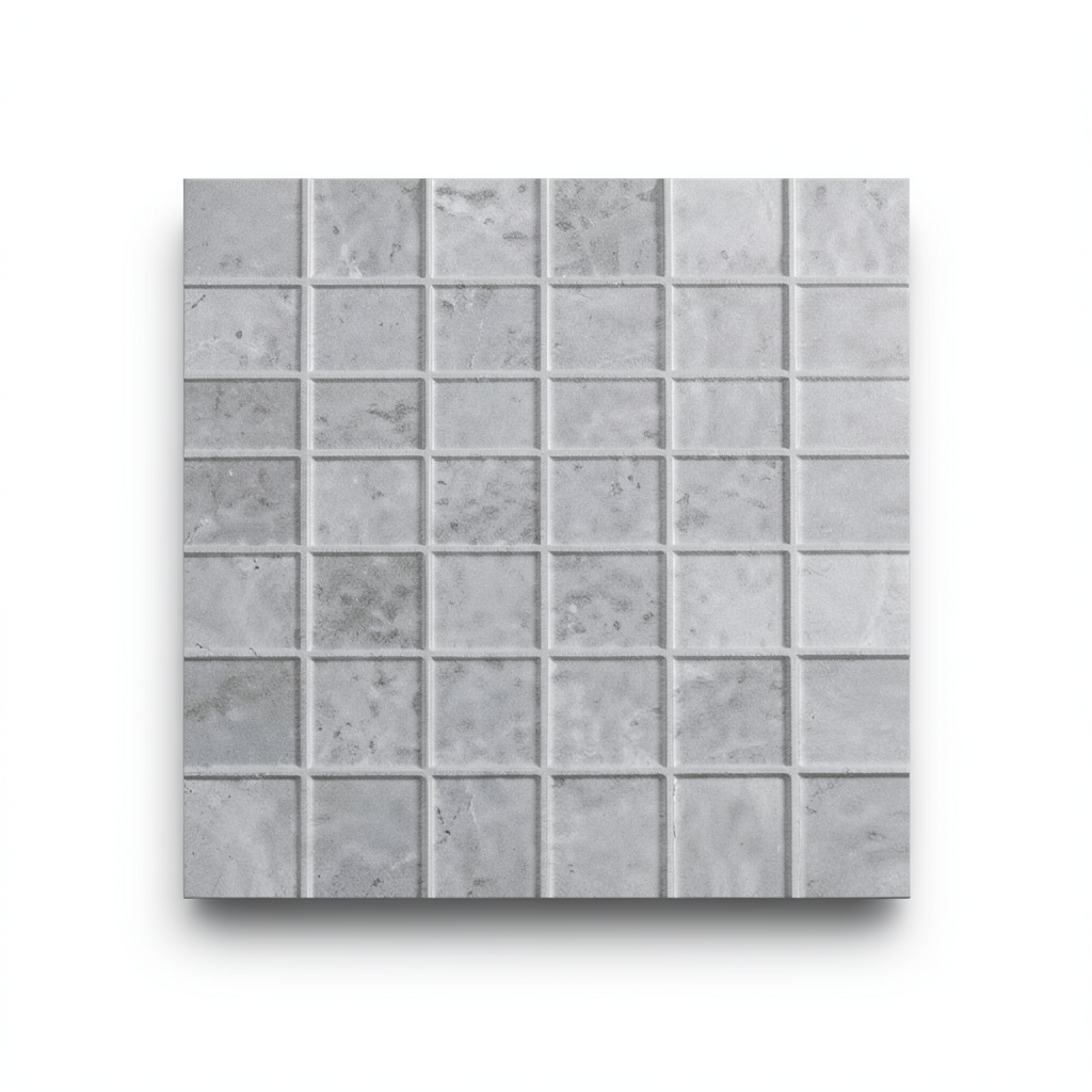 ارضيات بورسلان ديكور سماكة 9 مم، أبعاد 30×30 سم، رمادي، تصميم كوارتزيت