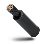 سلك مجدول نحاس 10 ملي 450/750 فولت معزول PVC لون اسود
