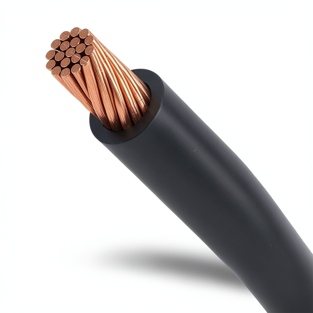 70mm2 Copper Stranded Wire 450/750 volts PVC Insulation Black