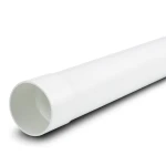 أنابيب UPVC كلاس 4 مقاس 125 mm سماكة 6.4 mm لون أبيض