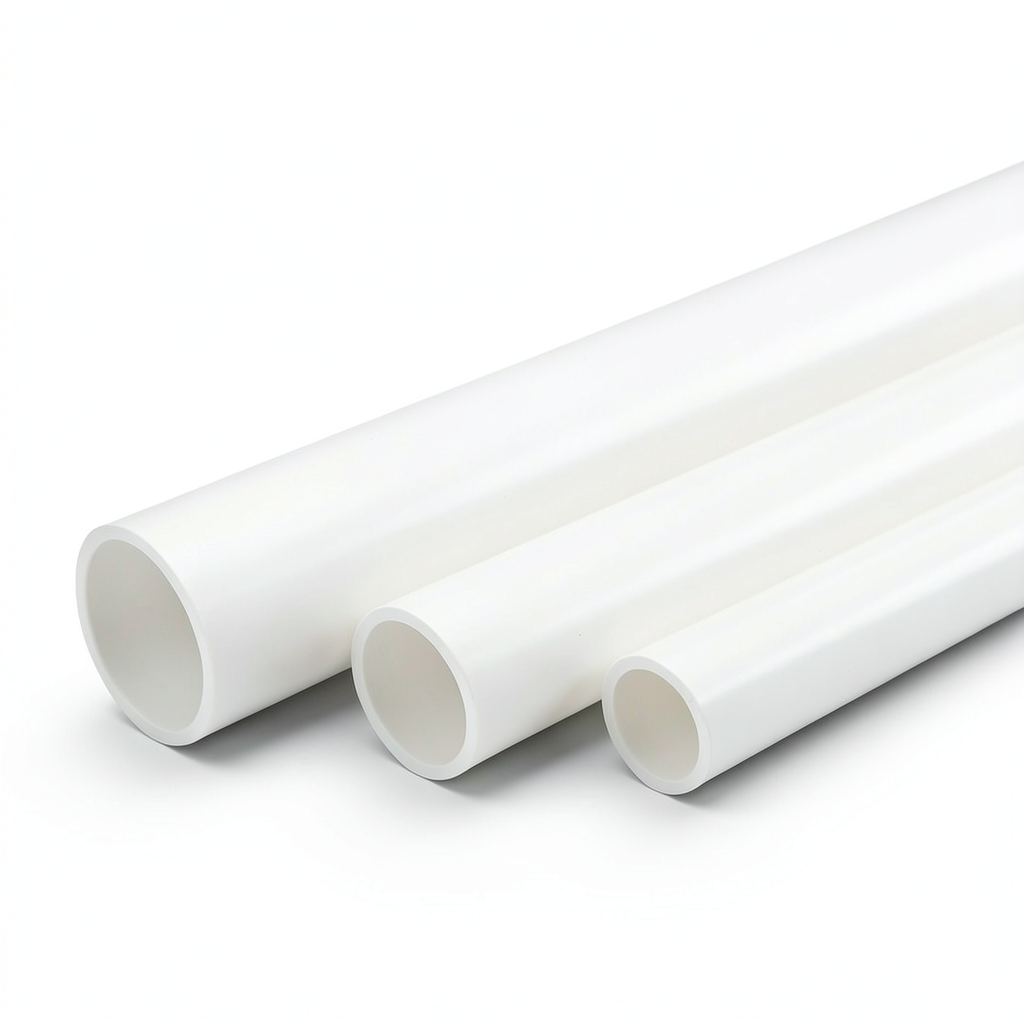 UPVC Pipes Thickness 6.73 mm SDR 17 External Diameter 114.3 mm White