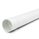أنابيب UPVC كلاس 5 مقاس 50 mm سماكة 4.3 mm لون أبيض