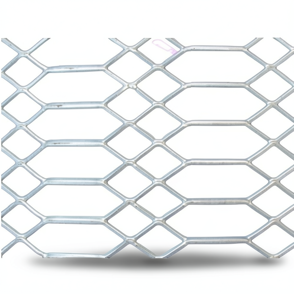 Hot Rolled Expanded Metal Mesh 5.8 mm Thickness 2.44×7 m Jawhara Design