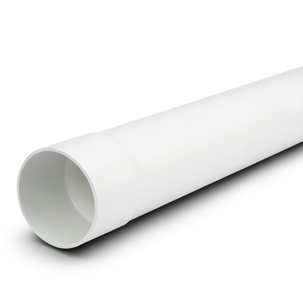 UPVC Pipe Class 5 Size 75 mm Thickness 6.4 mm White Color