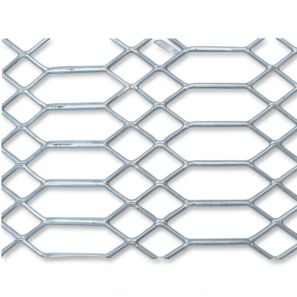 Hot Rolled Expanded Metal 6 mm Thickness, 2.44 M Width, 1 M Length, Jawhara Design