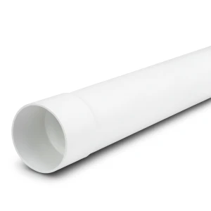 أنابيب UPVC كلاس 5 مقاس 110 mm سمك 9.2 mm لون أبيض