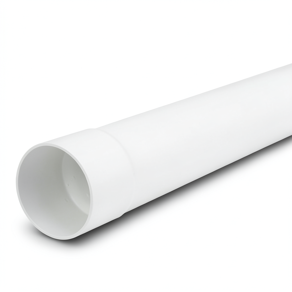 أنابيب UPVC كلاس 5 مقاس 110 mm سمك 9.2 mm لون أبيض