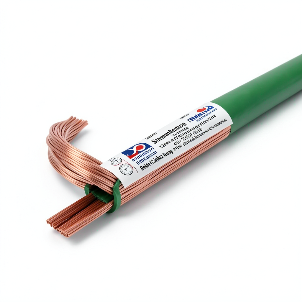 Copper Stranded Electrical Wire 120mm 450/750V PVC Insulated Green | Riyadh Cables Group