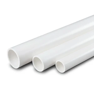 مواسير UPVC سمك 2.46 مم SDR 13.5 قطر خارجي 33.4 مم أبيض