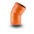 UPVC Plastic Elbow 30° Size 160 mm Orange - Image 1