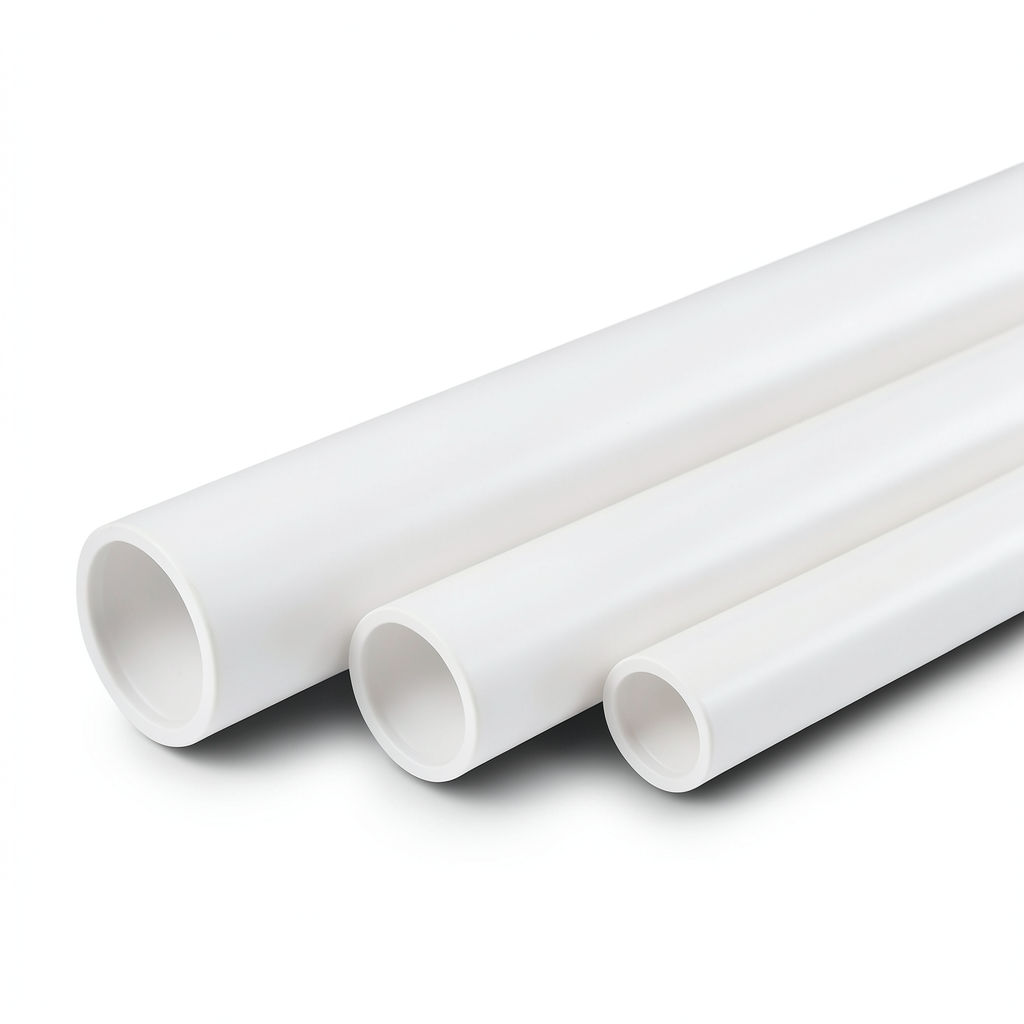 أنابيب UPVC مقاس 4 أنش سمك 8.45 مم SDR 13.5 قطر خارجي 114.3 مم أبيض