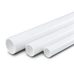 أنابيب UPVC سمك 4.47 مم SDR 13.5 قطر خارجي 60.32 مم أبيض