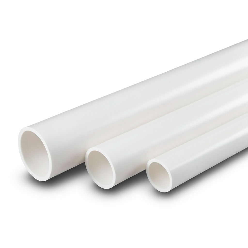 UPVC Pipes 3 inch Thickness 6.58mm SDR 13.5 External Diameter 88.9 mm White