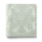 ورق حائط ايطالي تصميم كلاسيك مقاس 10 م×1.06م، أخضر شاحب