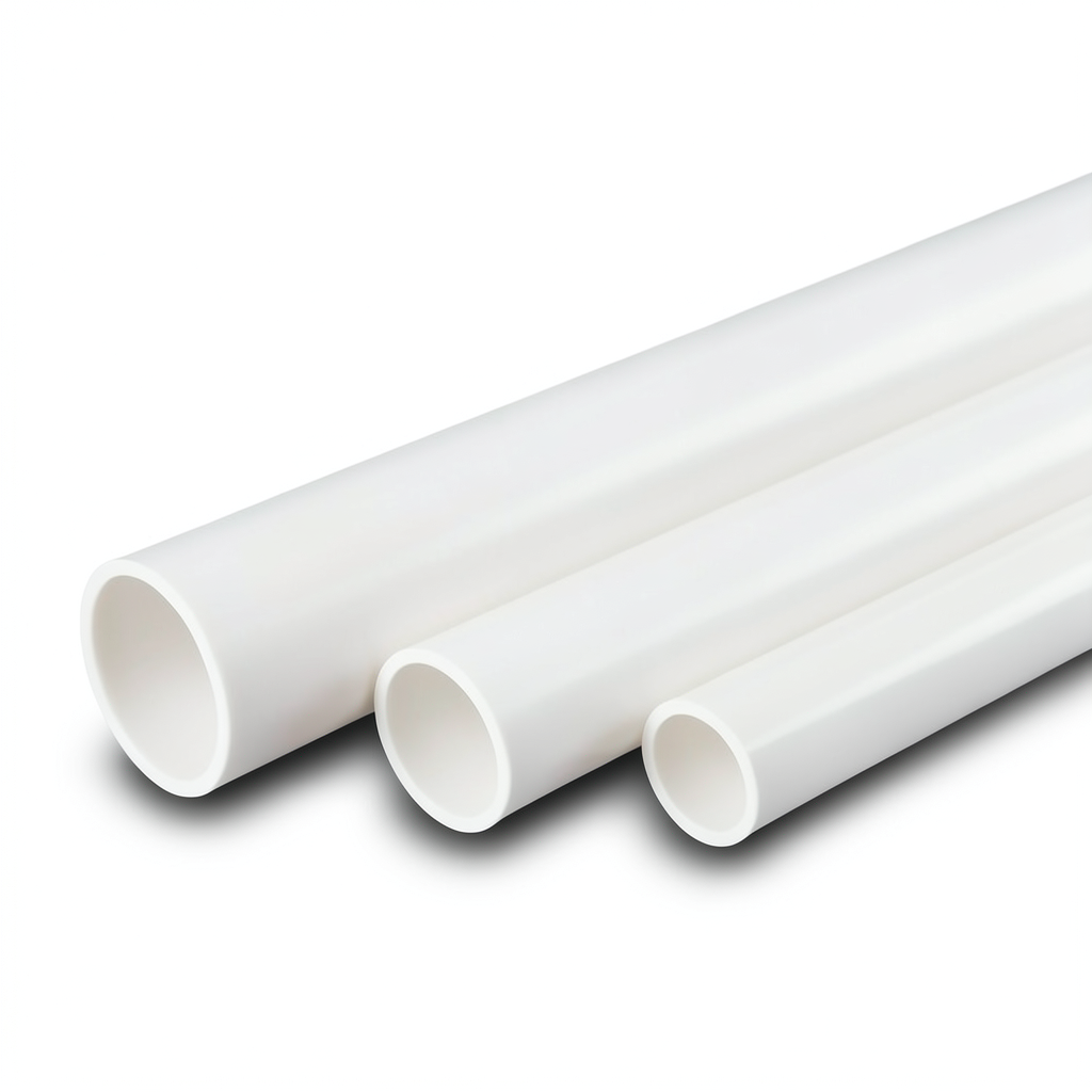 أنابيب UPVC مقاس 4 أنش سمك 8.45 مم SDR 13.5 قطر خارجي 114.3 مم أبيض