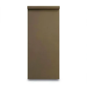 ورق جدران تصميم سادة مقاس 10 م×0.53 م، لون بيج داكن