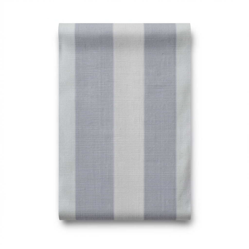 Italian Striped Wall Covering 10m x 0.73m Gray, Model 45120