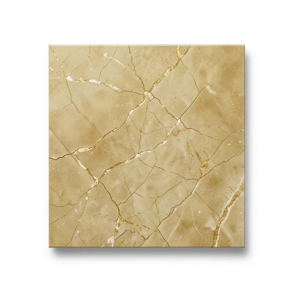 Decor Porcelain Flooring 30×30 cm Thickness 9 mm, Gold, Quarzite Design