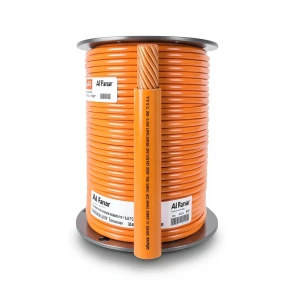 كابل نحاس THHN/THWN معزول PVC 105° قطر 16.1 مم 600 فولت طول 500 قدم برتقالي | شركة الفنار