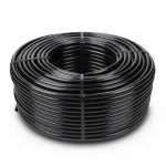 لفة أنابيب HDPE ضغط 20 بار PE 100 قطر خارجي 63 مم SDR 9 أسود