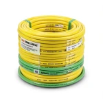 كابل نحاس THHN/THWN قطر 5.9 مم معزول PVC 105° 600 فولت الطول 500 قدم أصفر مع أخضر | شركة الفنار