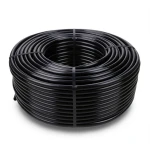 لفة أنابيب HDPE ضغط 20 بار PE 100، قطر خارجي 90 مم، SDR 9، أسود